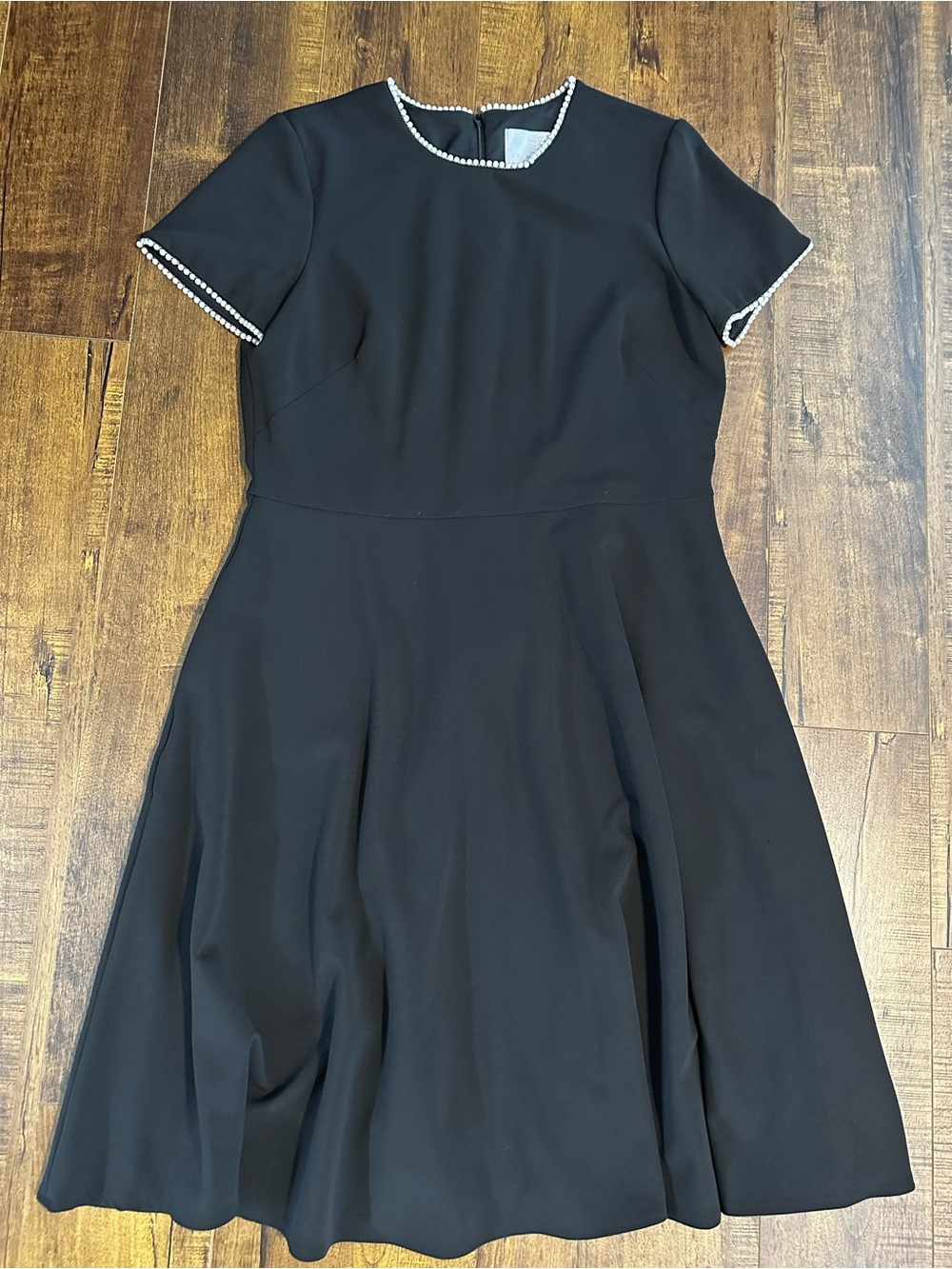 Victoria Dress with Pearl Trim - Picture 2 of 12